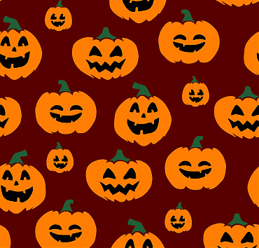 Smiling pumpkins (brown) BK22-A36 - 