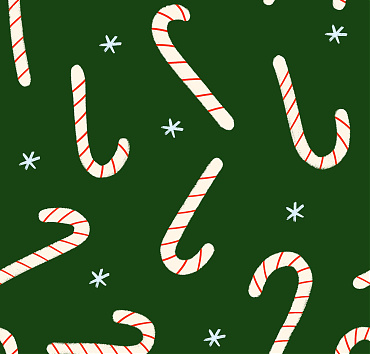 Christmas candy cane green background BK22-B7  - digital seamless repeat pattern