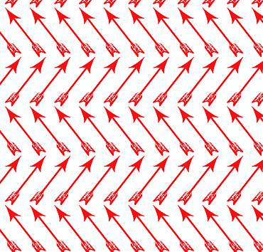 Red arrows BK23-A15 - seamless vector pattern