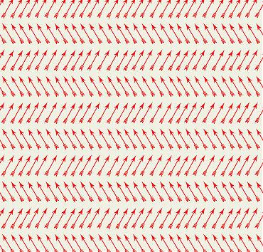 Red arrows on cream BK23-A17 - seamless repeat pattern 